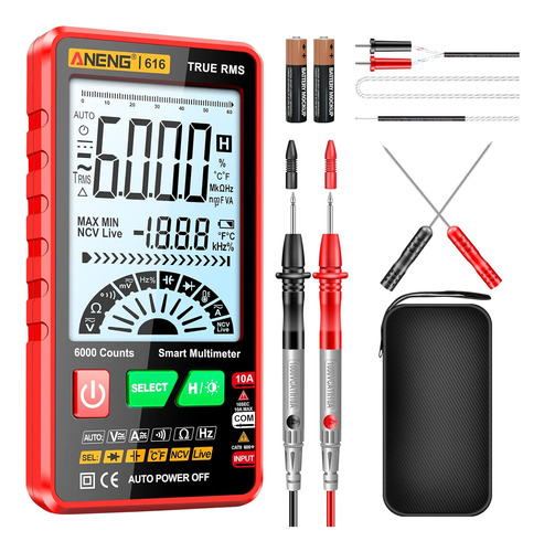 Tester Aneng  Digital Multímetro Smart Electrical Tester Aut