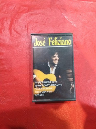 Cassette De José Feliciano. Tu Me Haces Falta. Tu Me Acostum