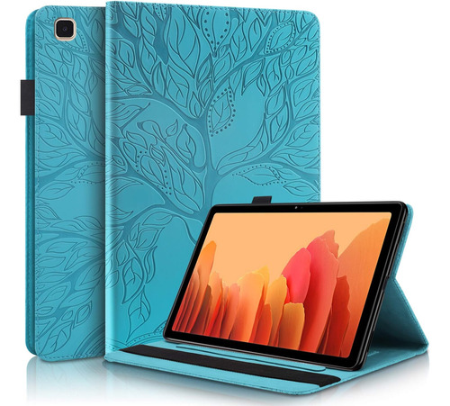 Funda Samsung Galaxy Tab A7 2020 + Tarjetero Turquoise