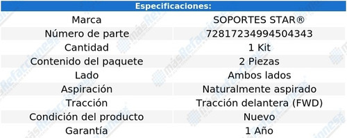 Jgo De Asientos Resorte Dodge Stratus 3.0lv6 01 Al 04 S Star