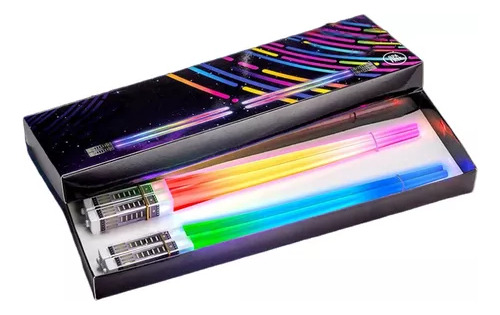 Palillos Con Luz Led, Palitos Fluorescentes De 9 Colores