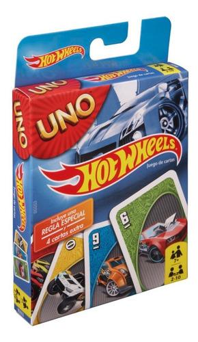 Juego De Cartas Uno Hotwheels