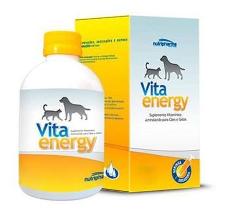 Vita Energy Suplemento Para Cães E Gatos 120ml