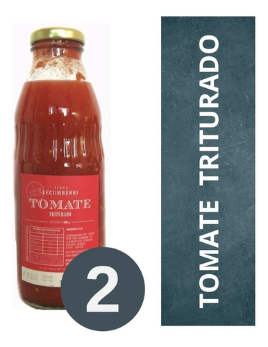 Tomate Triturado Finca Lecumberri 2 X 480 Gr