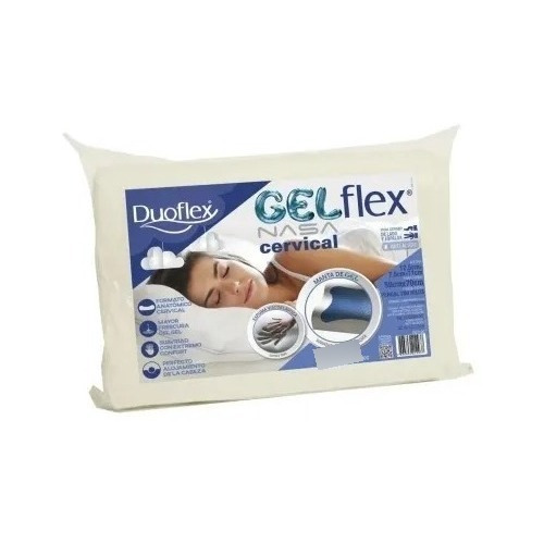 Almohada Duoflex Nasa Cervical Con Manta De Gel Cosmo´s 