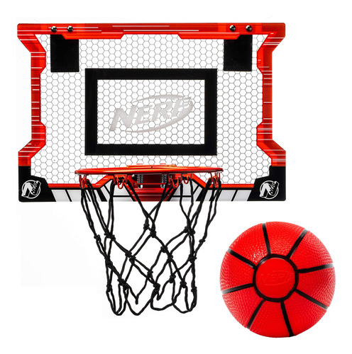 Nerf Juego De Aro De Baloncesto - Mini Aro Profesional Con M