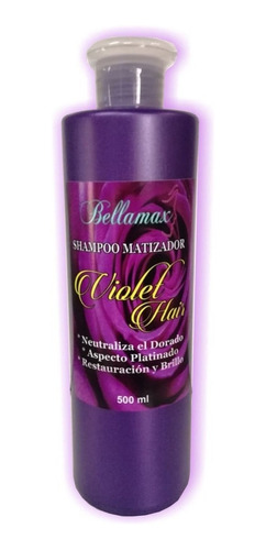 Shampoo Matizador Capilar Violet Hair Bellamax 500ml