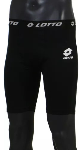 Calza Corta Lotto Hombre Short Deportivo Negro Futbol 