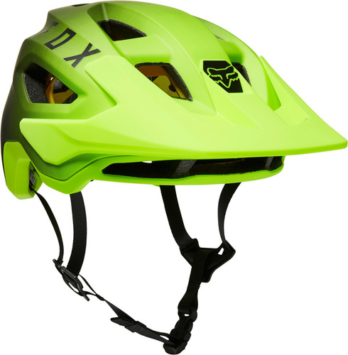 Casco Ciclismo Mtb Fox - Speedframe Helmet Color Black / Yellow Talle S