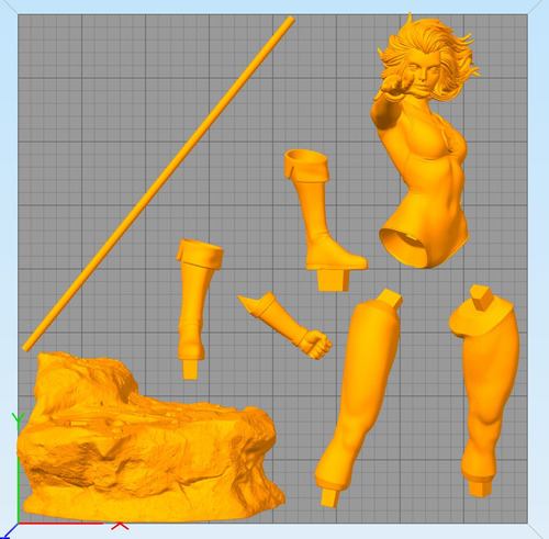 Thundercats Cheetara La Archivo Stl Para Impresión 3d