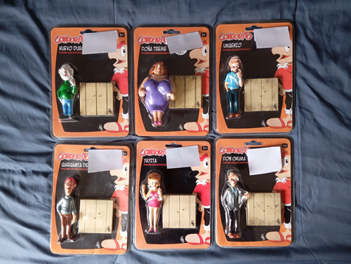 Lote 6 Muñecos Condorito Personajes Originales Chile