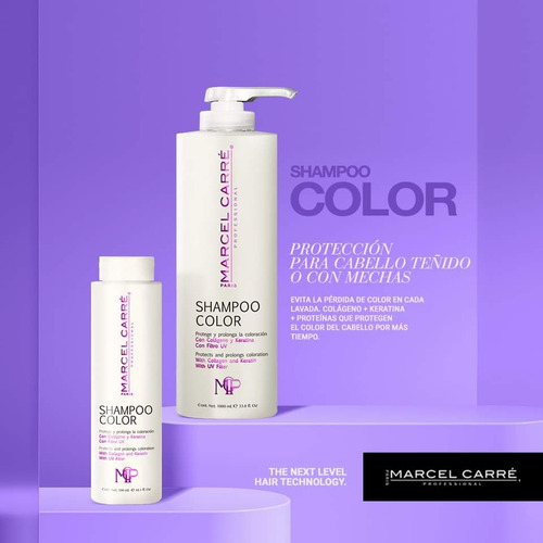 Marcel Carré Shampoo Color Lt Y Acondicionador Lt Care 2pza