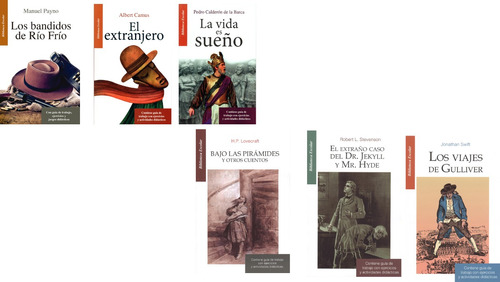 Pack 6 Libros.(los Bandidos De Río Frío,el Extranjero,etc)