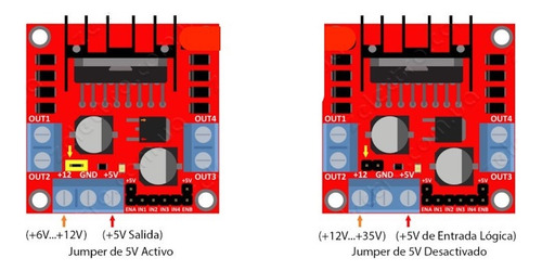 Modulo Puente H L298n Motor Driver - Arduino, Pic, Raspberry