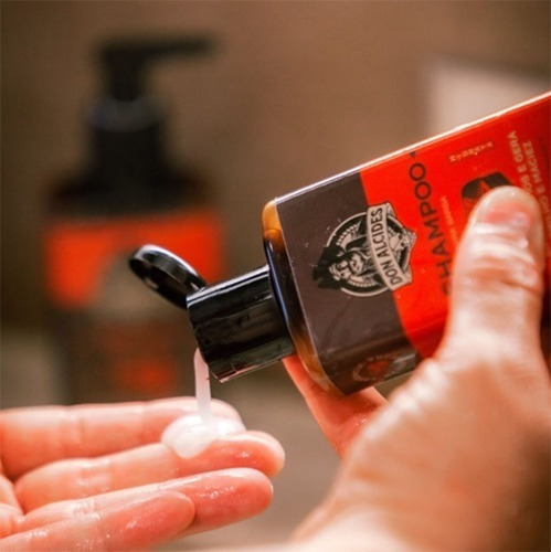 Imagem 5 de 8 de Kit 2x Balm 120ml E 1x Shampoo 120ml Barba Negra Don Alcides