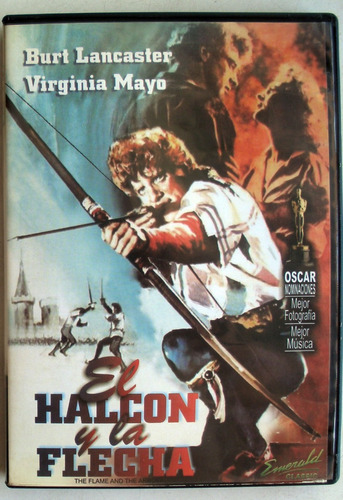 Dvd - El Halcon Y La Flecha - Burt Lancaster - Virginia Mayo