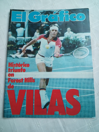 El Gráfico 3023 (1977) Vilas Camp Forest Hills Boca Cruzeiro