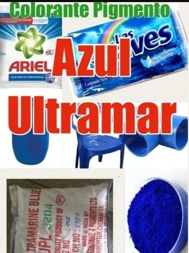 Azul Ultramar 1/2kg Colorante Pigmento Liposoluble India 