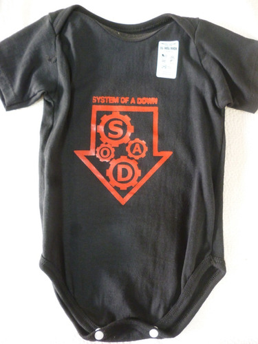 Body Bebés De System Of A Down Remeras De Niños Que Sea Rock