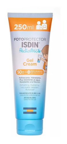 Fotoprotector Pediatrics Gel Cream. Isdin Spf 50