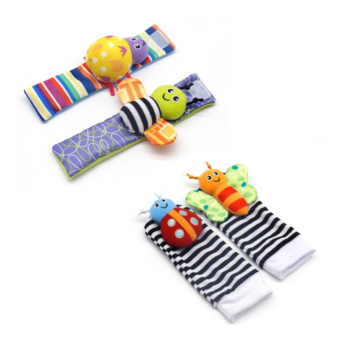 Sonajas Para Bebe Calcetines Juguete Estimulación Temprana