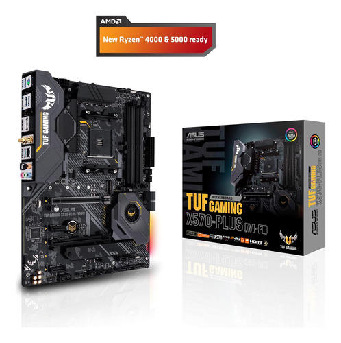 Asus Am4 Tuf Gaming X570-plus (wi-fi) Am4 Zen 3 Ryzen 5000