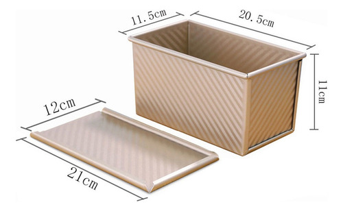 M Paquete De 2 Cajas Para Tostadas, Caja Antiadherente Para