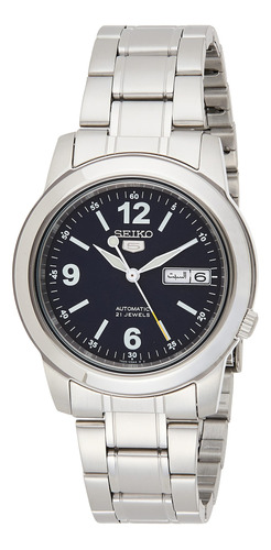 Seiko Automático De Acero Inoxidable Con Esfera Azul Para .