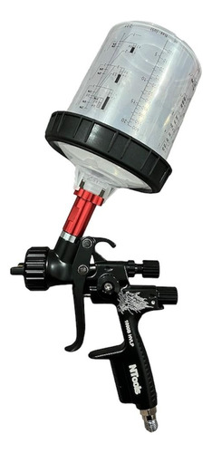 Pistola De Pintura Ntools 1000b Hvlp Boquilla 1.3mm Y 1.7mm