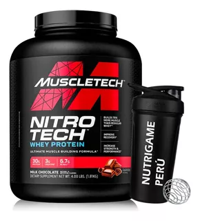 Nitrotech 4 Lb Proteina Isolatada Muscletech - Tienda Fisica