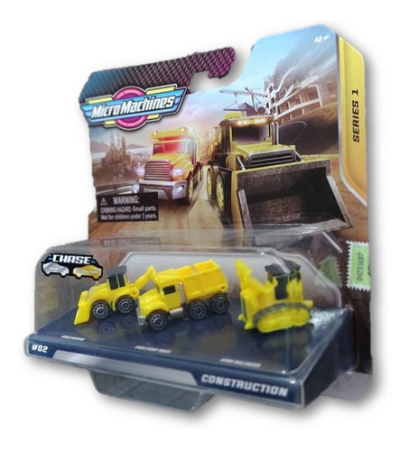 Construction Micromachines Hasbro Series 1 #02 Starter Pack