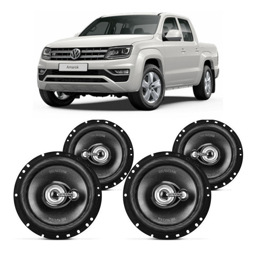 Alto Falante Vw Amarok 2010 A 2015 Bravox 240w Rms 4 Portas