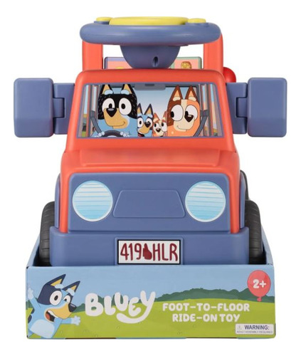 Bluey Ride On Carrito Montable Interactivo Multicolor / J
