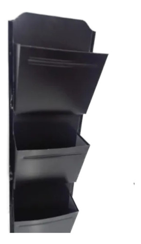 Imagen 1 de 6 de Revistero Fichero Zinc Triple Color Artesanal