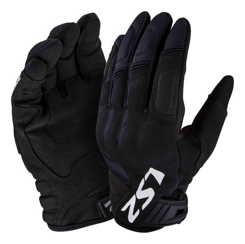 Guantes Vel Ls2 Negro Silva Textil Negro S