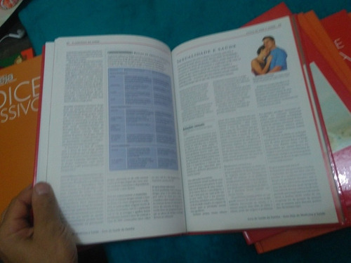 Guia Veja De Medicina E Saúde, Abril Coleções 8 Volumes (Usado)