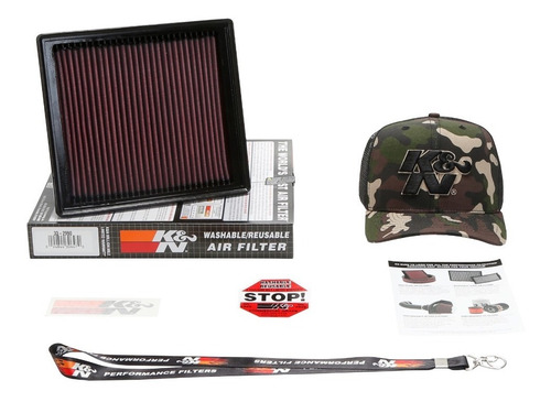 Filtro De Ar Esportivo K&n 33-2990 Bmw 320i 2.0 Bone Brinde