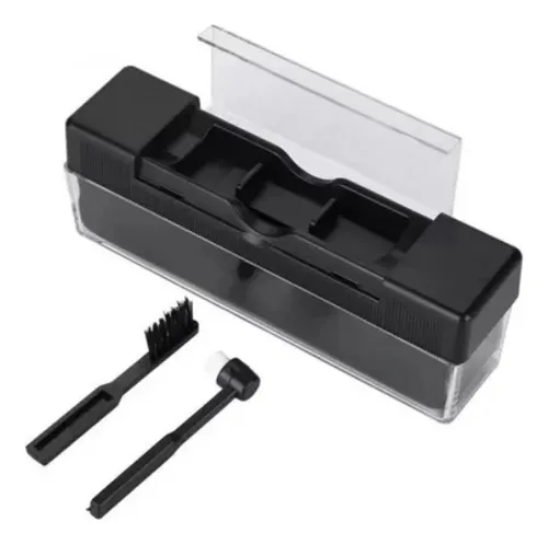 Imagen 1 del producto Kit Limpieza Discos Vinilos Aguja Y Cepillo Anti Estática Negro