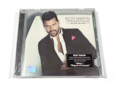 Ricky Martin - A Quien Quiera Escuchar - Deluxe Edition / Cd