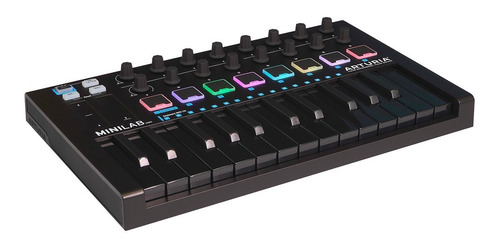 Imagen 8 de 10 de Teclado Midi Arturia Minilab Mkii 25 Deep Black Sensitivo