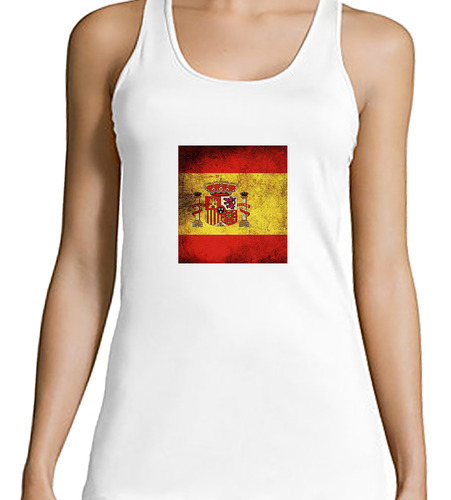 Musculosa Mujer Bandera España Madre Española La Roja P2