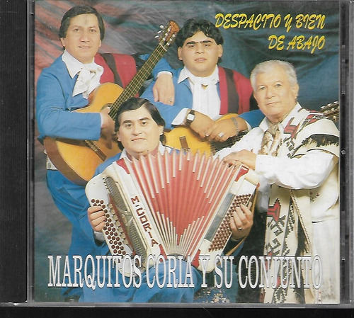 Marquitos Coria Album Despacito Y Bien De Abajo Sello Psm Cd