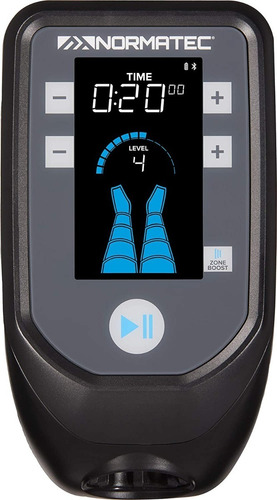 Bota de compresión Normatec Pulse 2.0 con patas Bluetooth, color negro