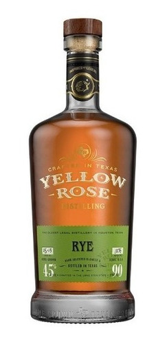 Imagen 1 de 3 de Yellow Rose Rye Whiskey