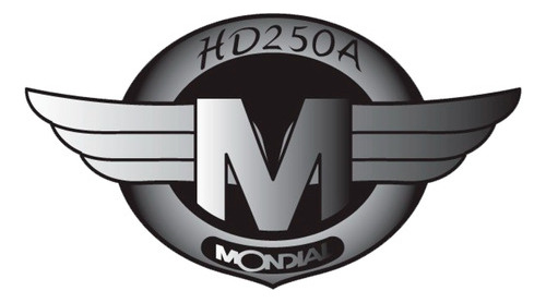 Sticker Logo Mondial