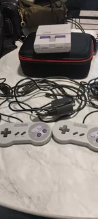 Nintendo Snes Classic Mini + 2ext Controles + Case