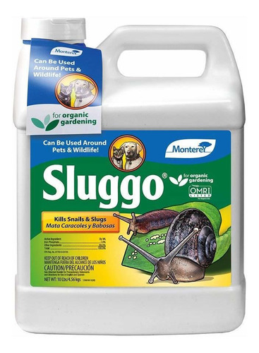 Monterey Lg6555 Sluggo Wildlife And Pet Safe Slug Killer 10l