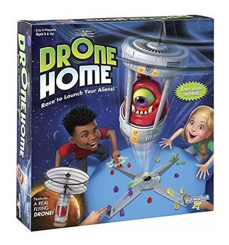 Playmonster Drone Home Juego Con Dron Volador Real.