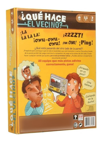Juego De Mesa ¿qué Hace El Vecino? Mattel Games - Español