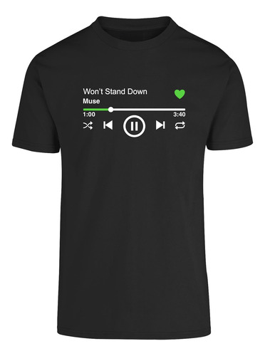 Playera Musical Muse | Wont Stand Down 